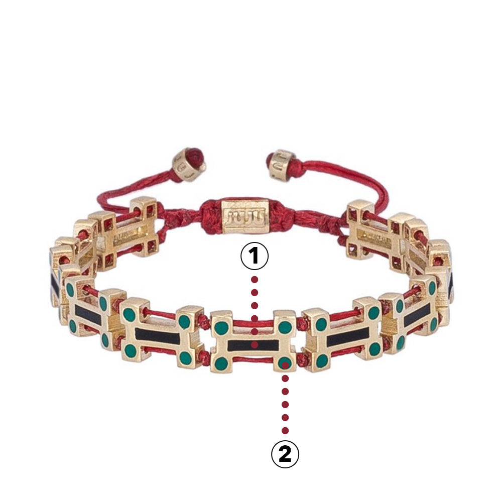 Treat Bracelet with Enamel