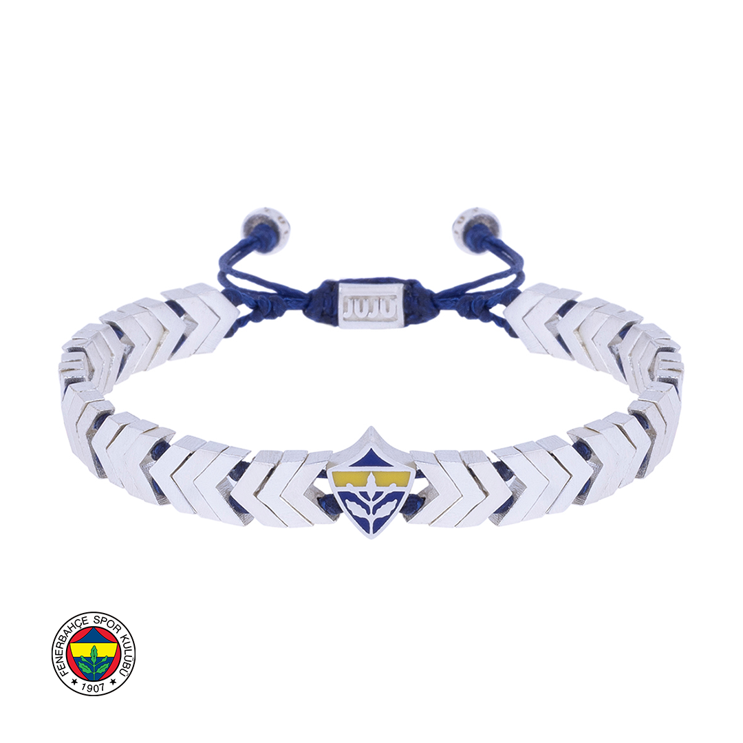 Fenerbahçe Embleem Zilveren Armband