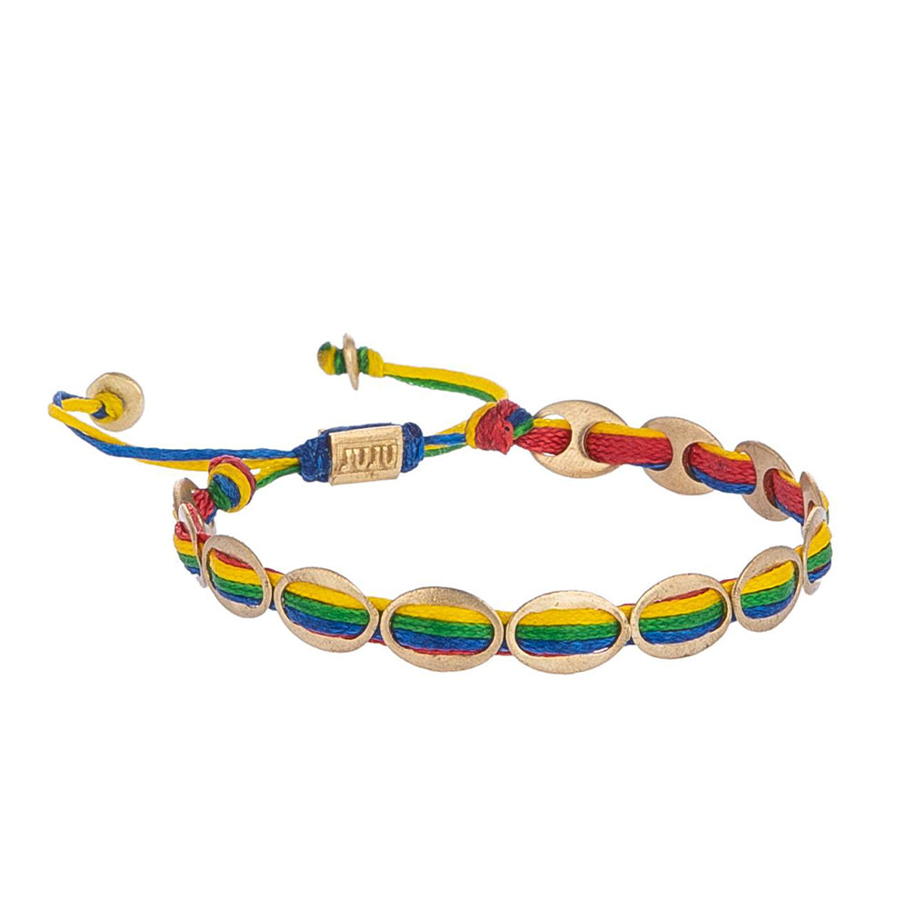 Colored Oval Bracelet