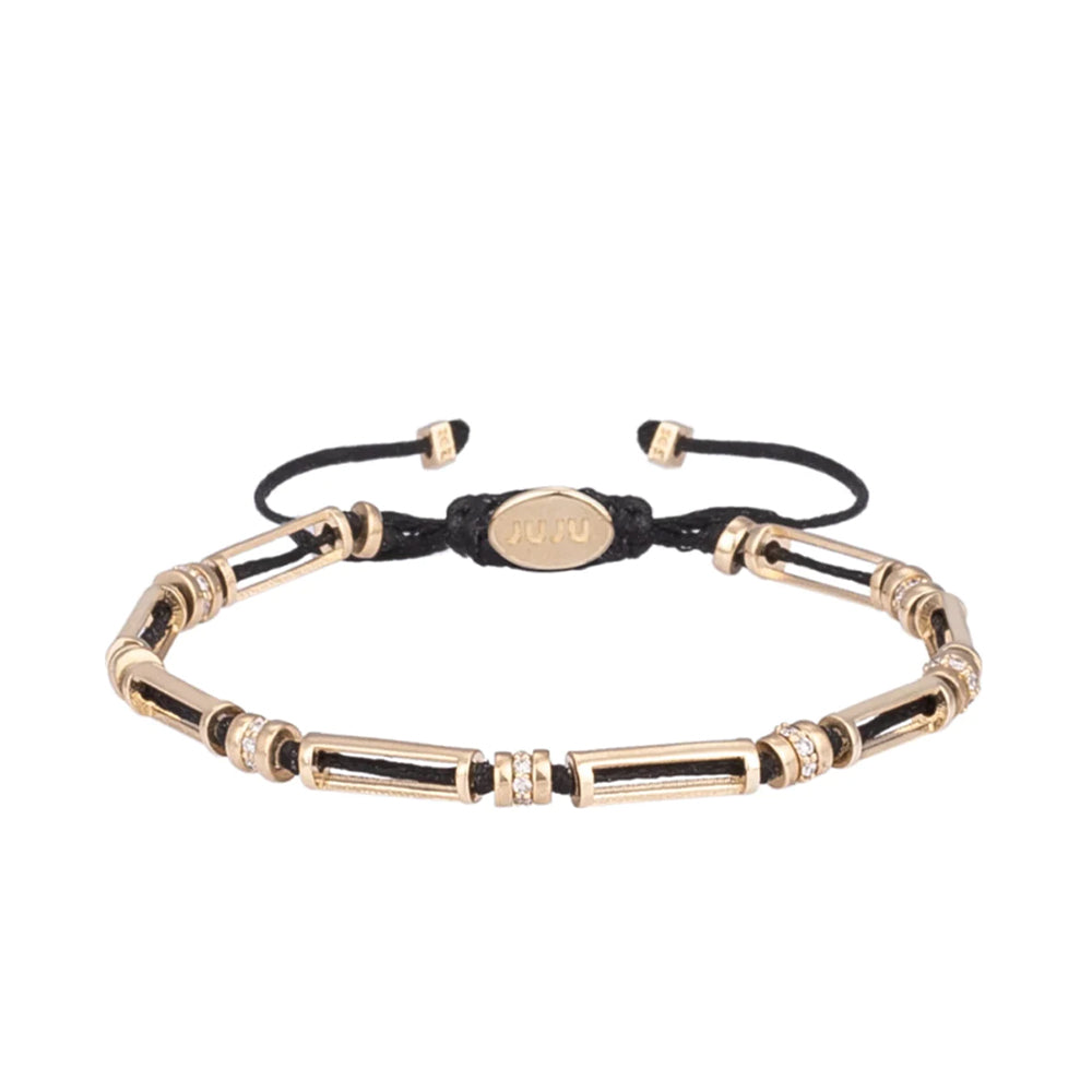 Stargazer Gold Bracelet with Diamond Stones