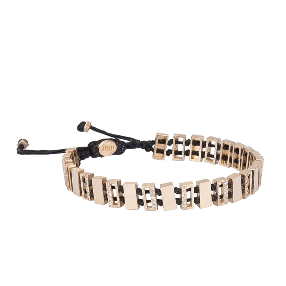 Summer Love Gold Bracelet with Diamond Stones