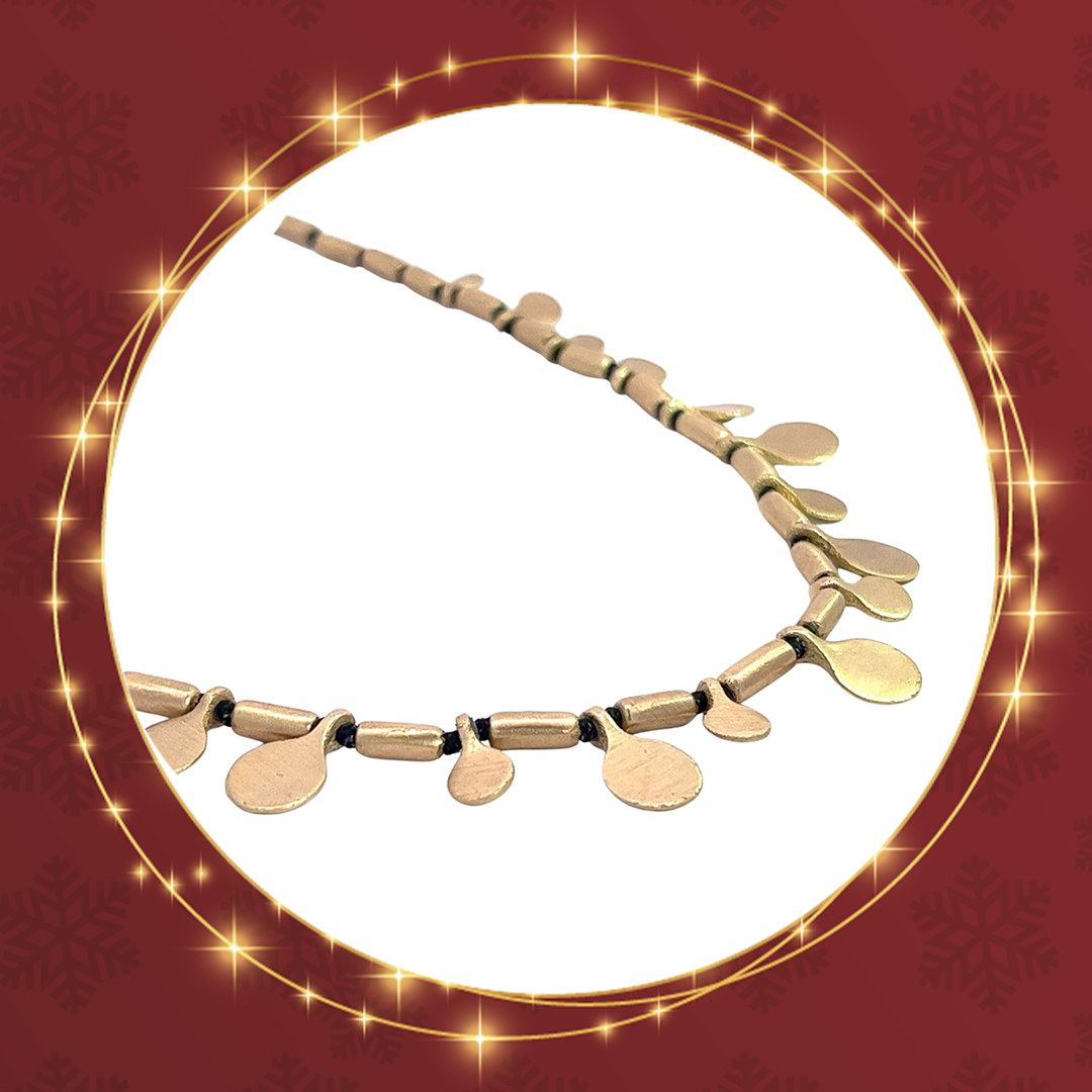 Necklace with Drop Pieces