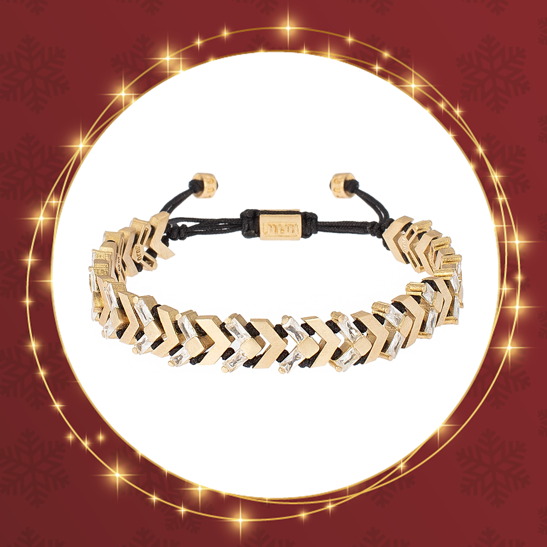 Spaced Glitter Arrow  Bracelet