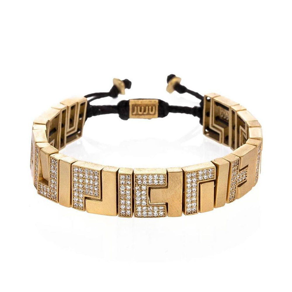 Tetris Block Bracelet with Stones