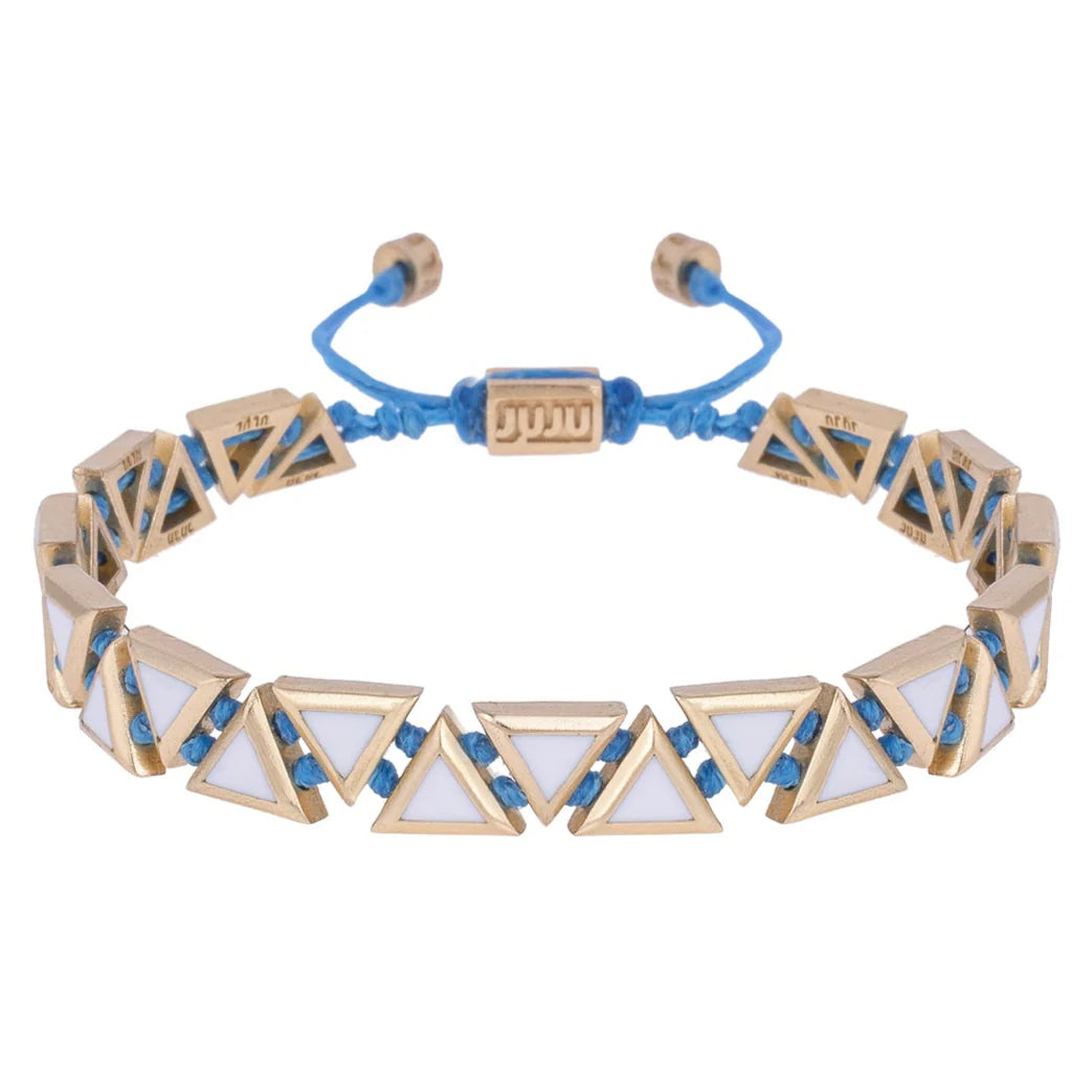 Enamel Reverse Triangle Bracelet