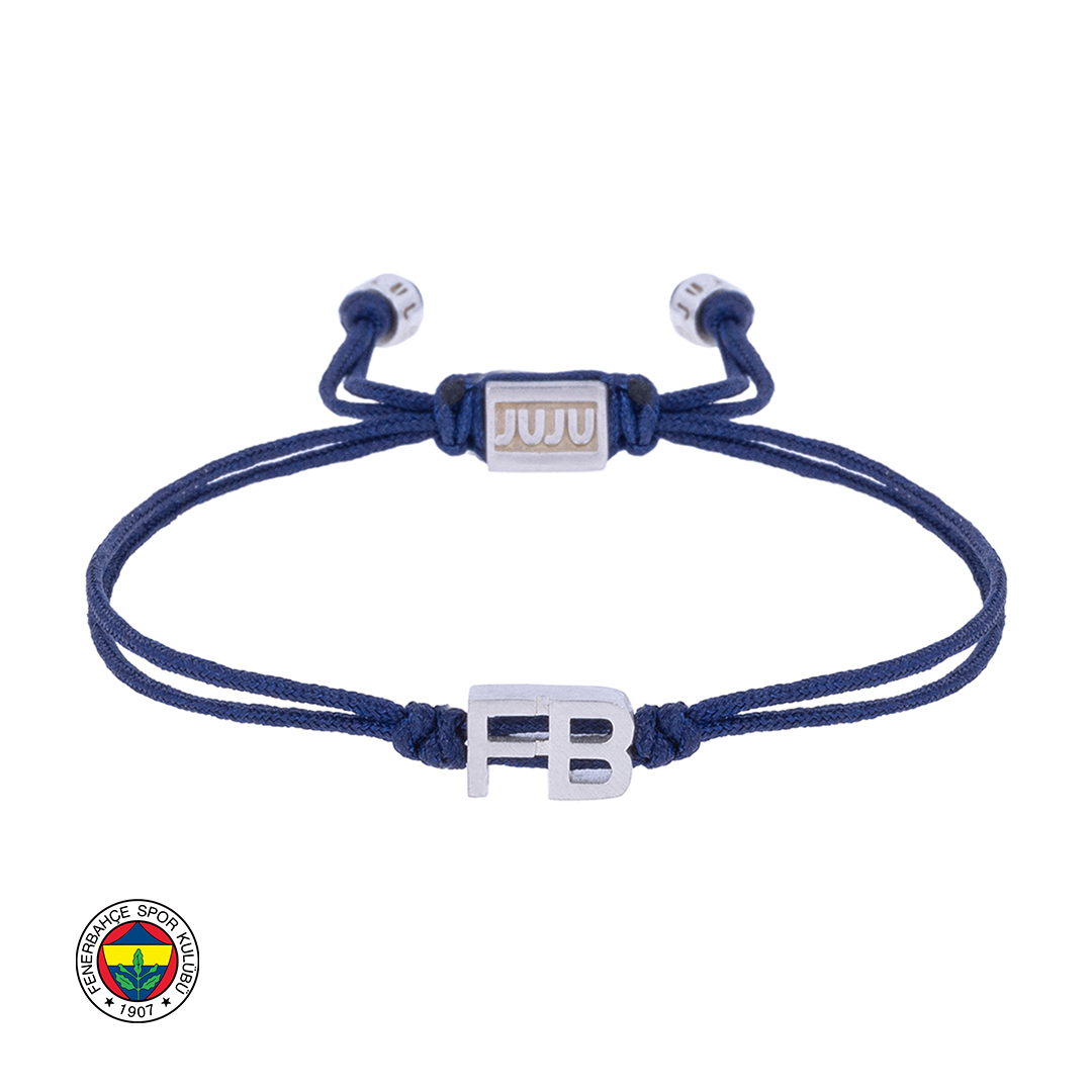 FB Bronzen Marineblauwe Koordarmband