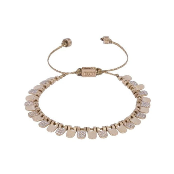 Schubvormige stenen armband