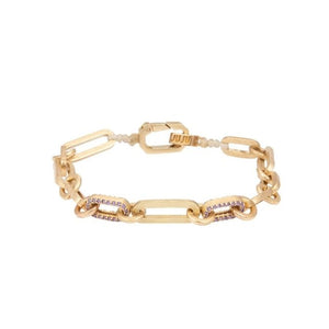 Kettingarmband met stenen