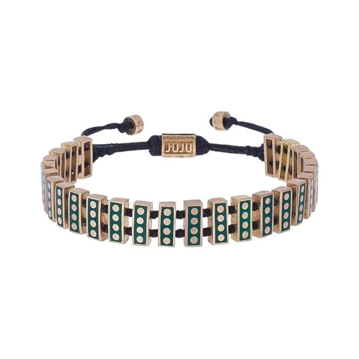Spot Bracelet with Enamel