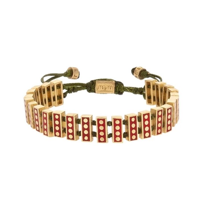 Spot Bracelet with Enamel