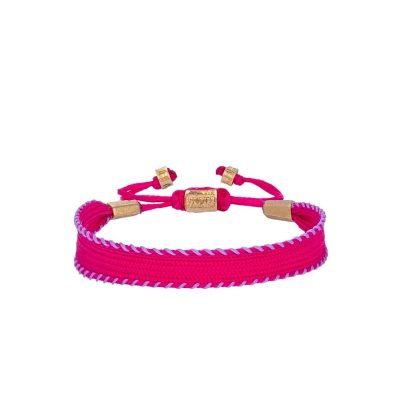 Pink&Purple Whimsy Thick Cord Bracelet