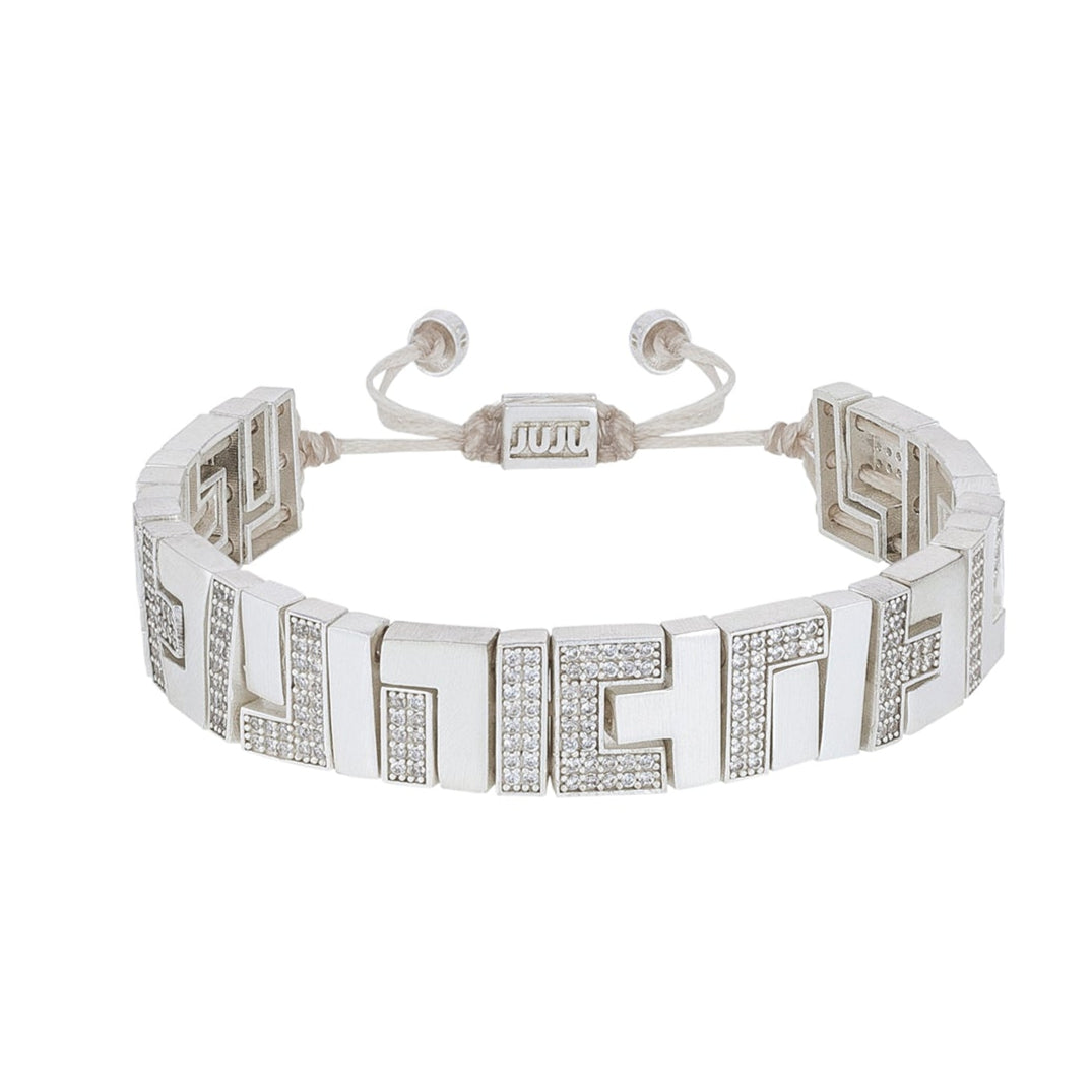 Tetris Block Bracelet with Stones