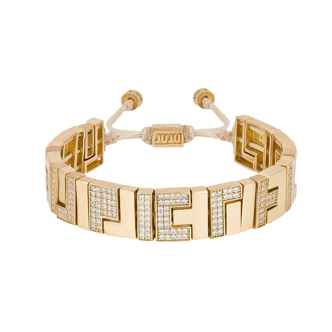 Tetris Block Bracelet with Stones