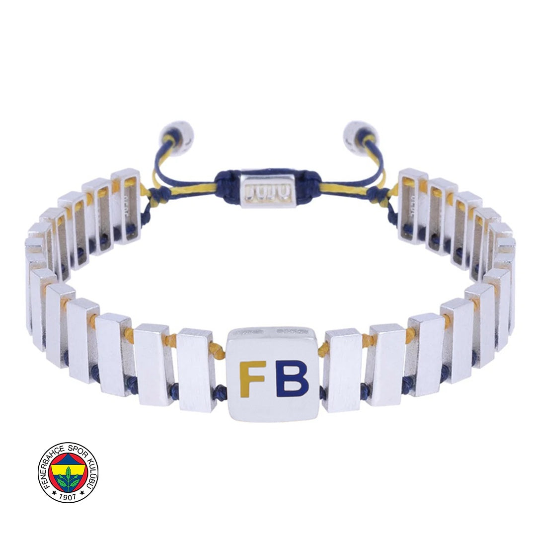 Fenerbahçe Kanarie Zilveren Armband