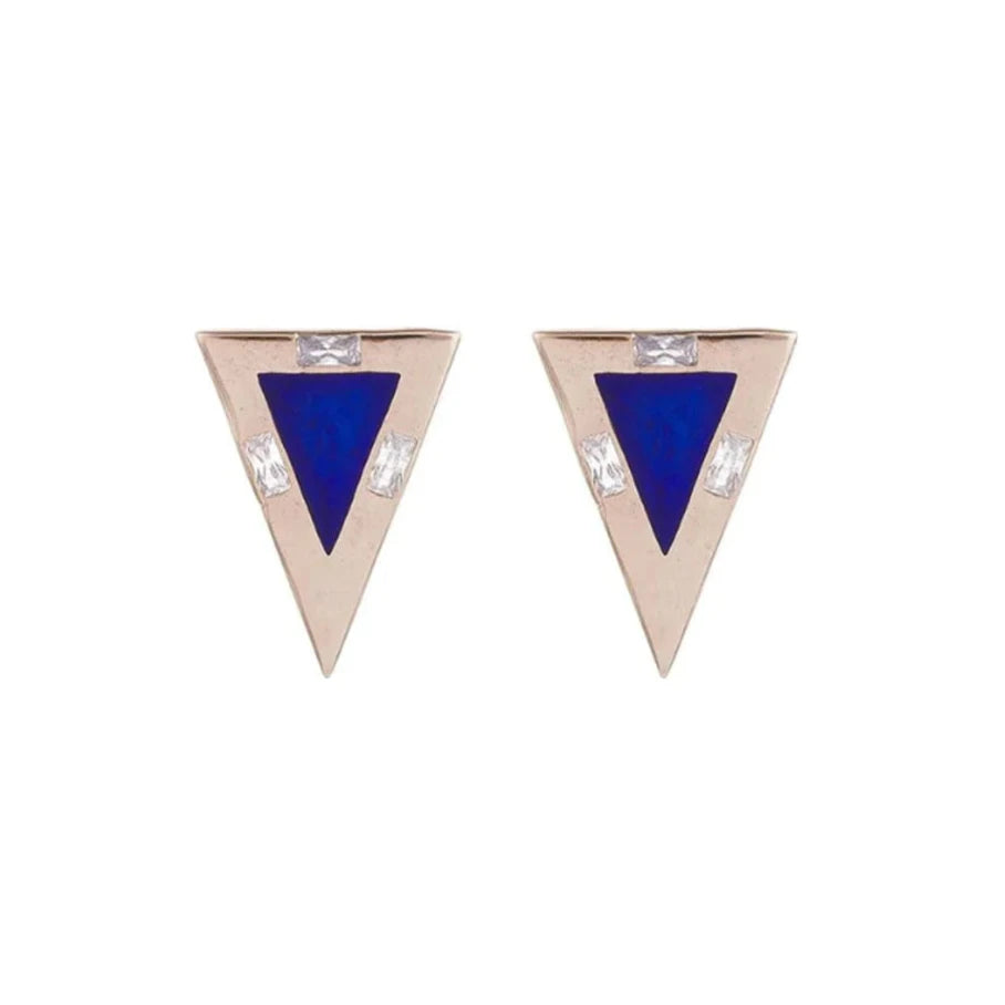 Nested Earring with Enamel