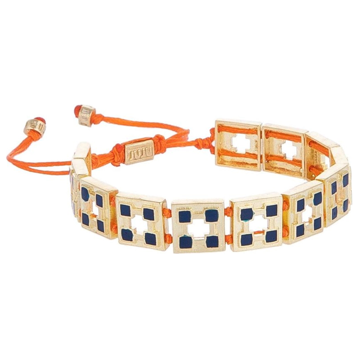 Border Bracelet with Enamel