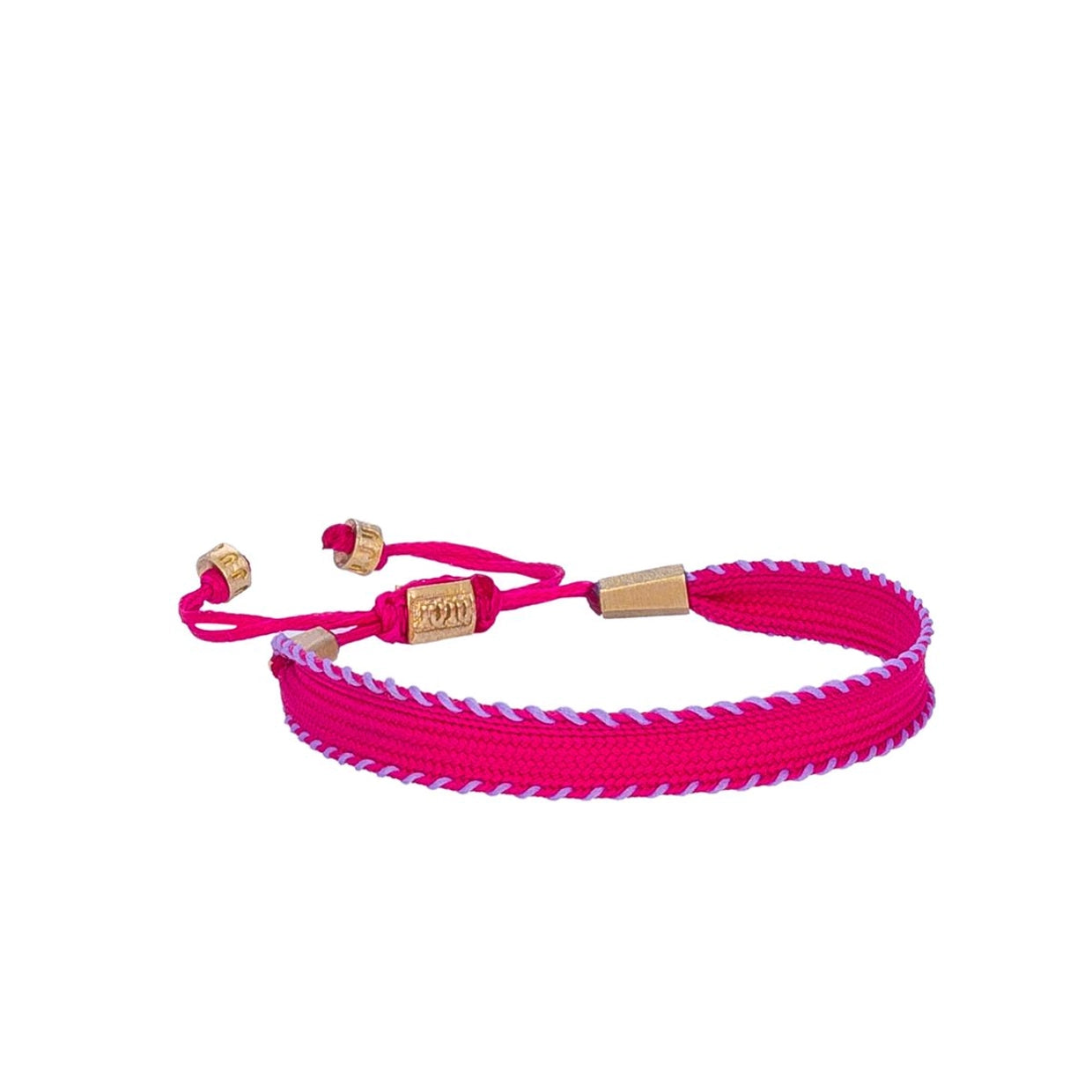 Pink&Purple Whimsy Thick Cord Bracelet