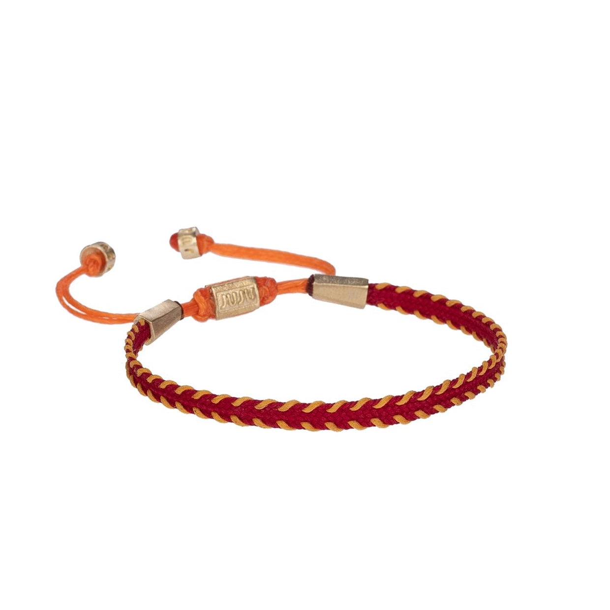 Red&Orange Slim Cord Bracelet