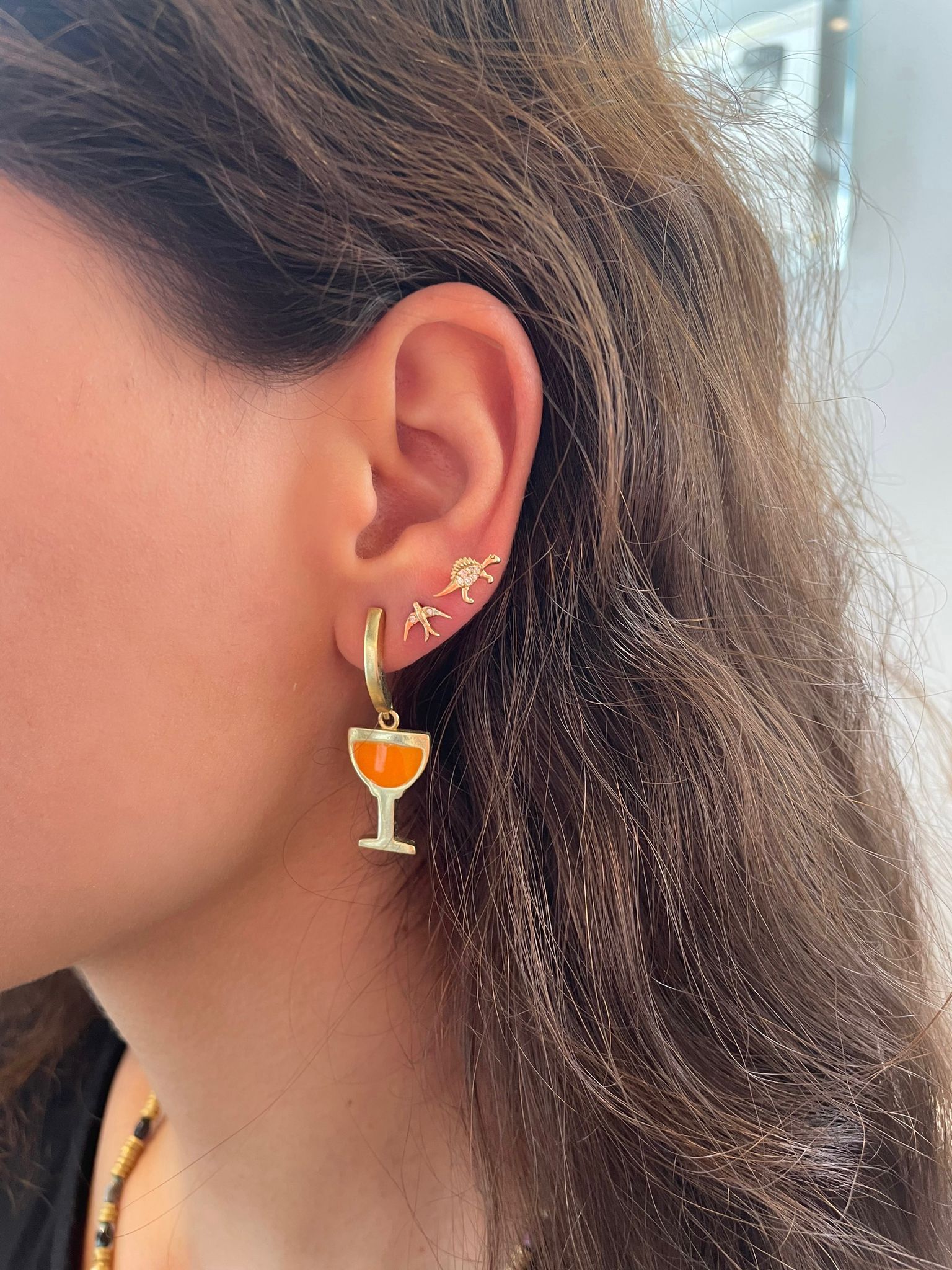 Wine Glass Earrings