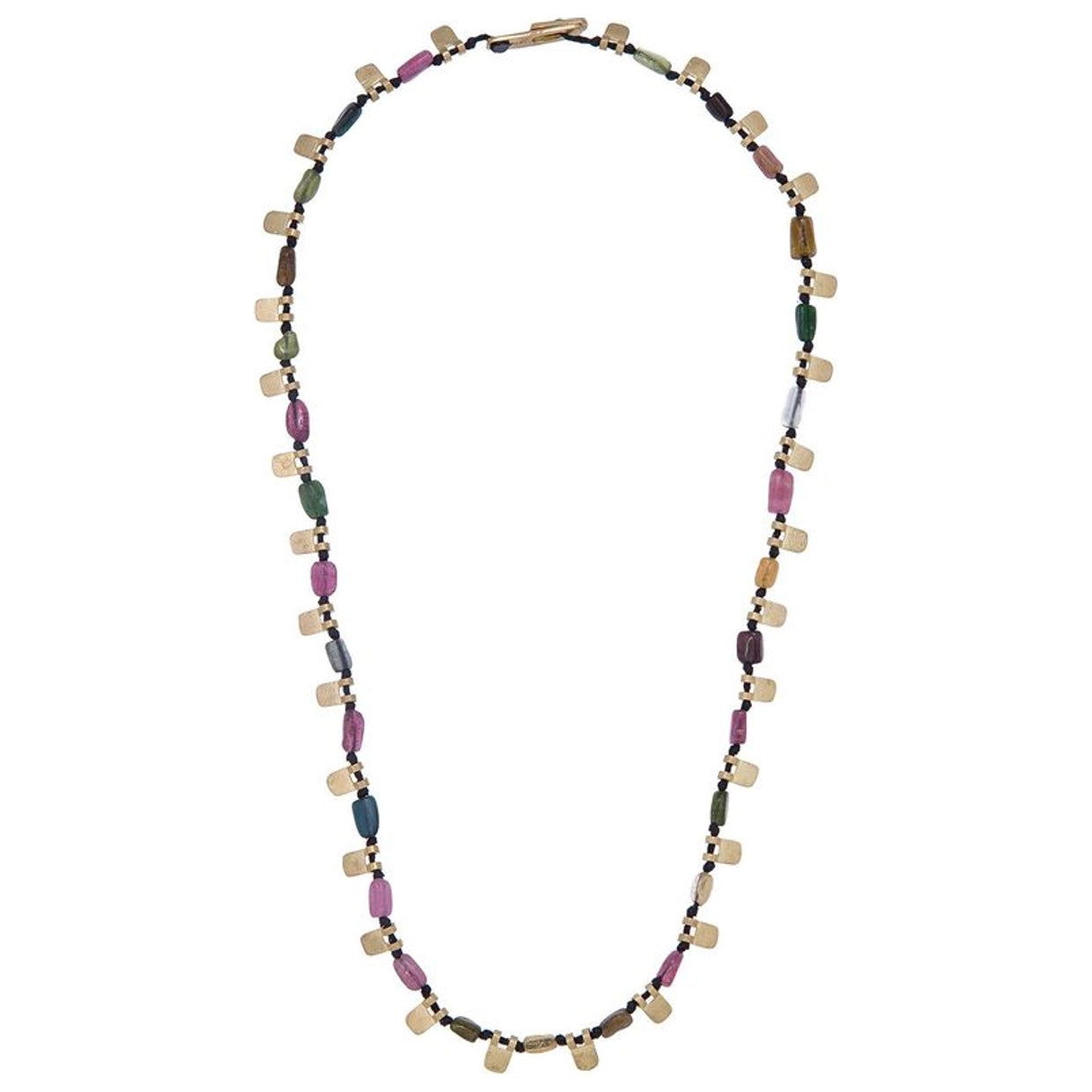 Semi-Precious Stones Detail Necklace