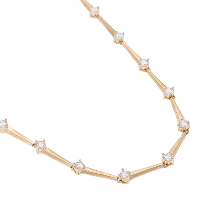 Ronde stenen ketting