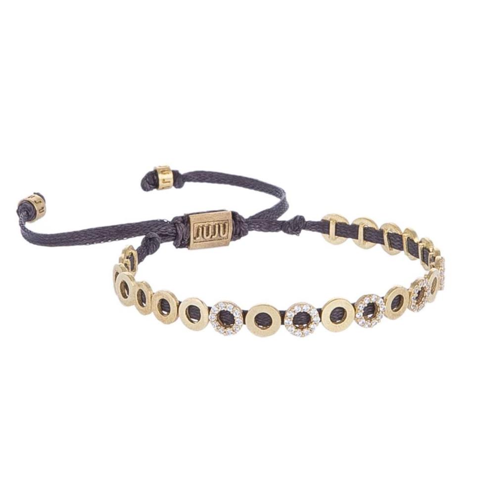 Mini cirkel armband met stenen