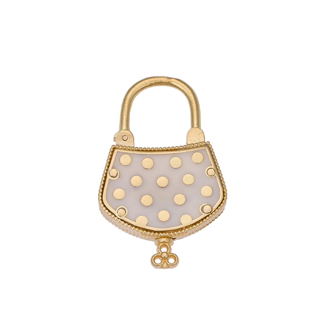 Dots lock with enamel