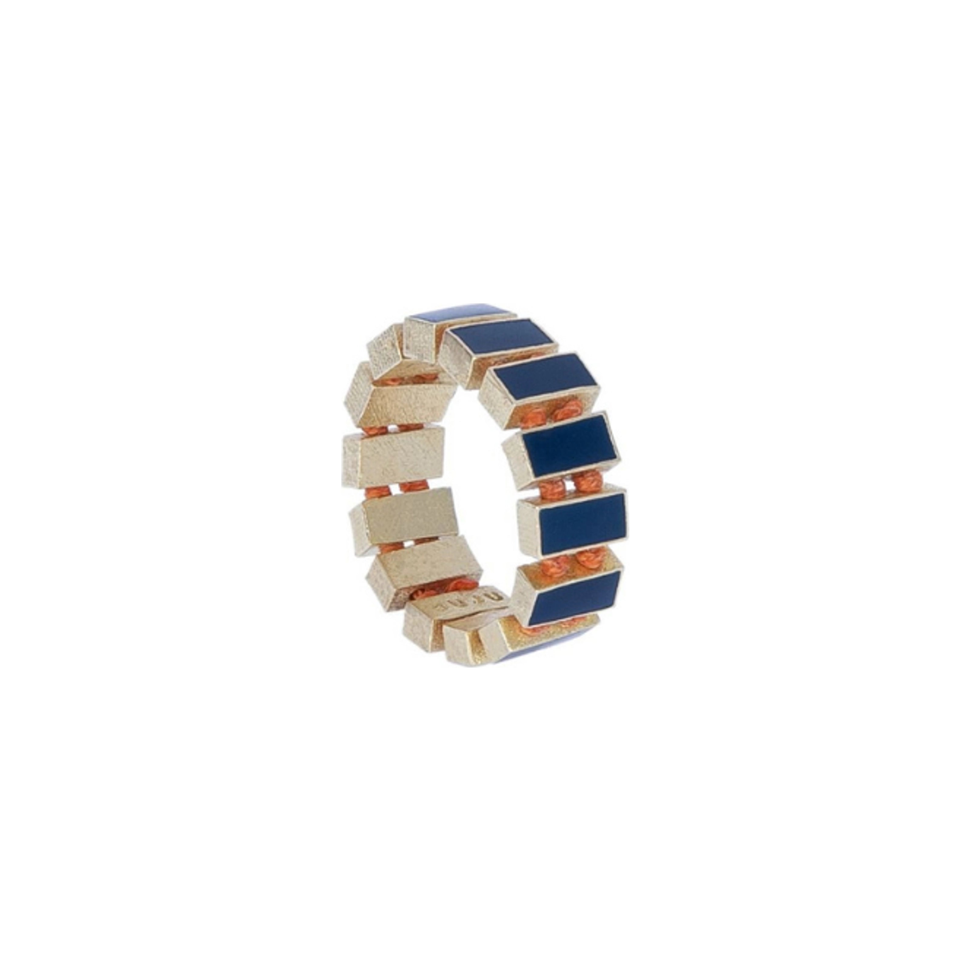 Thick Stick Enamel Ring