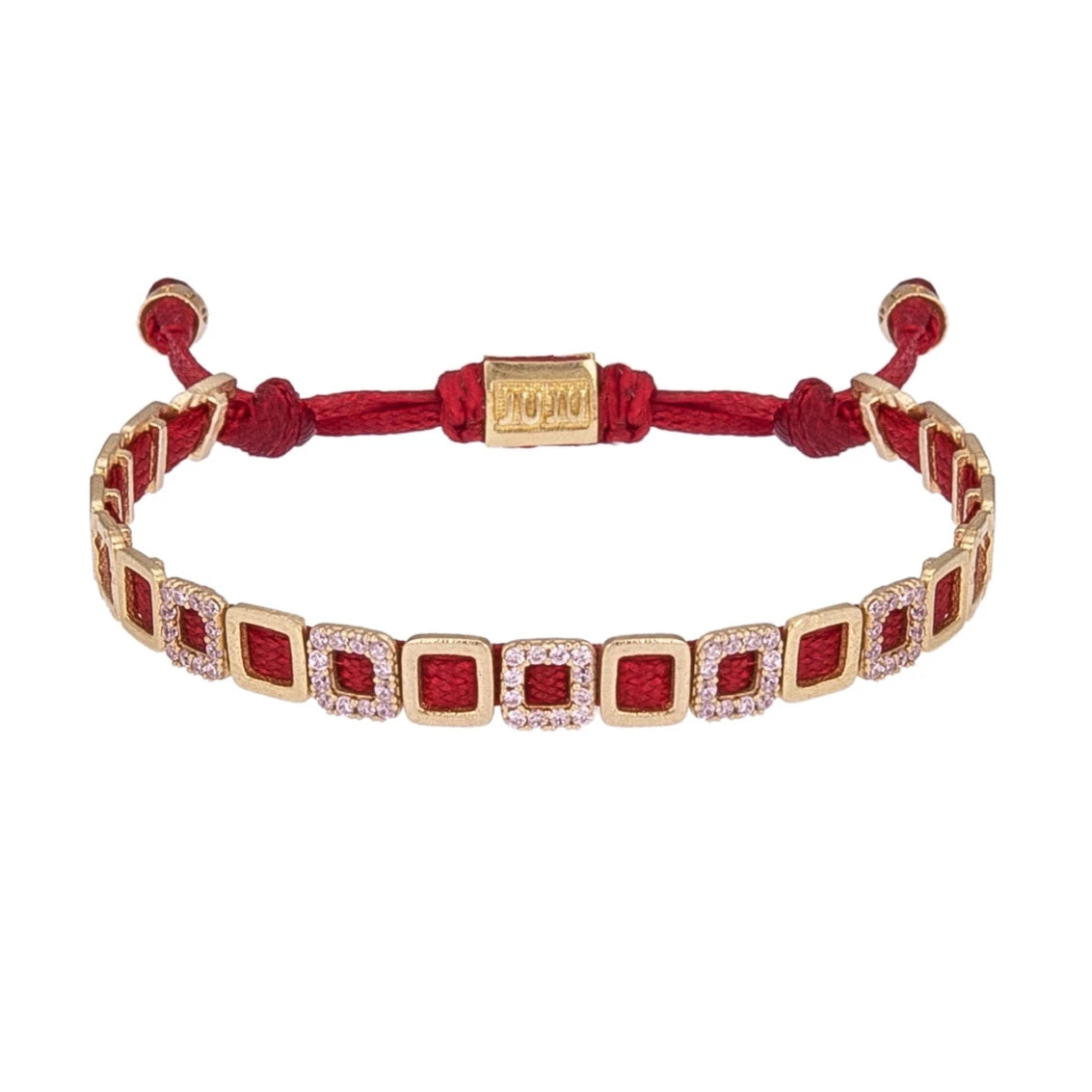 Mini Square Bracelet with Stones