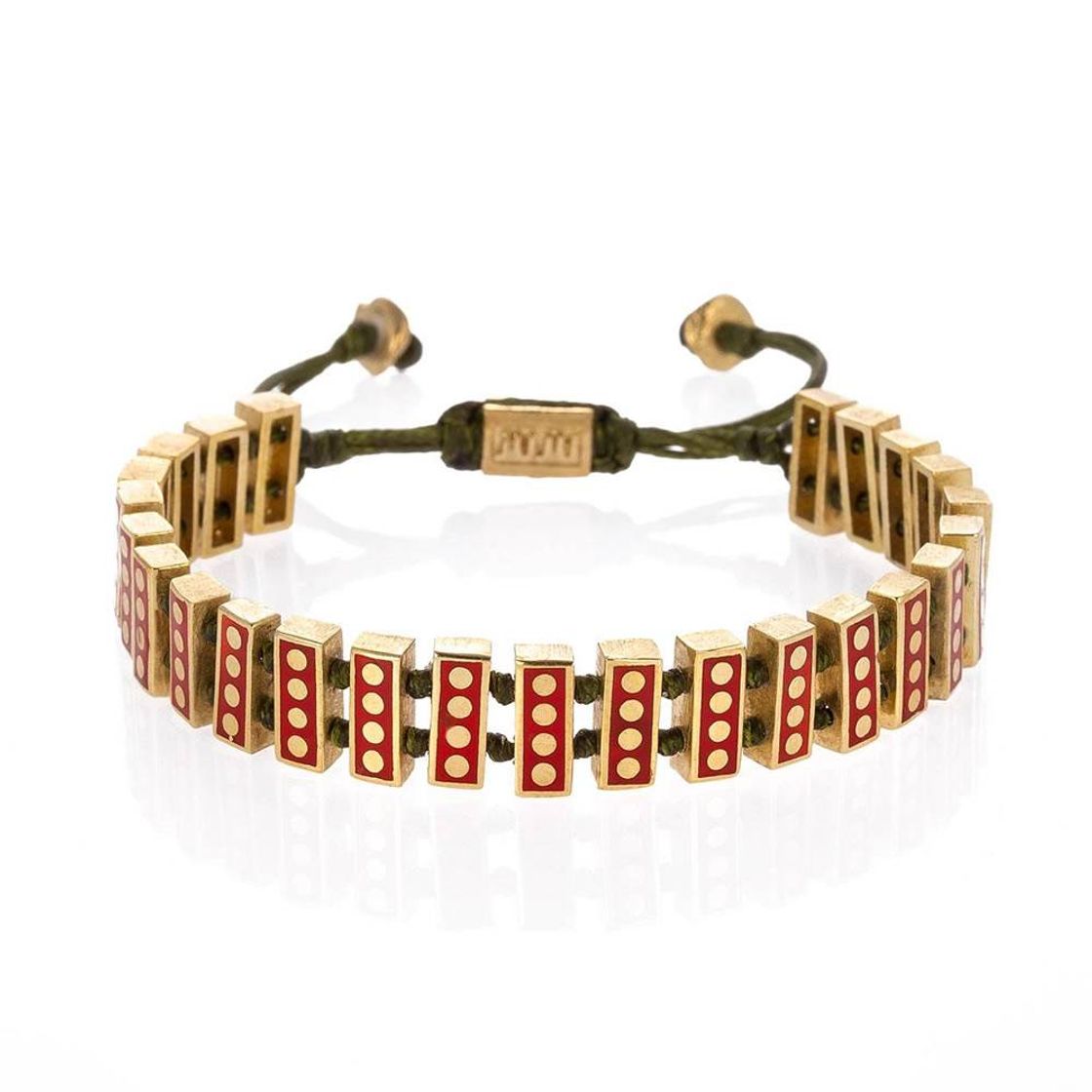 Spot Bracelet with Enamel