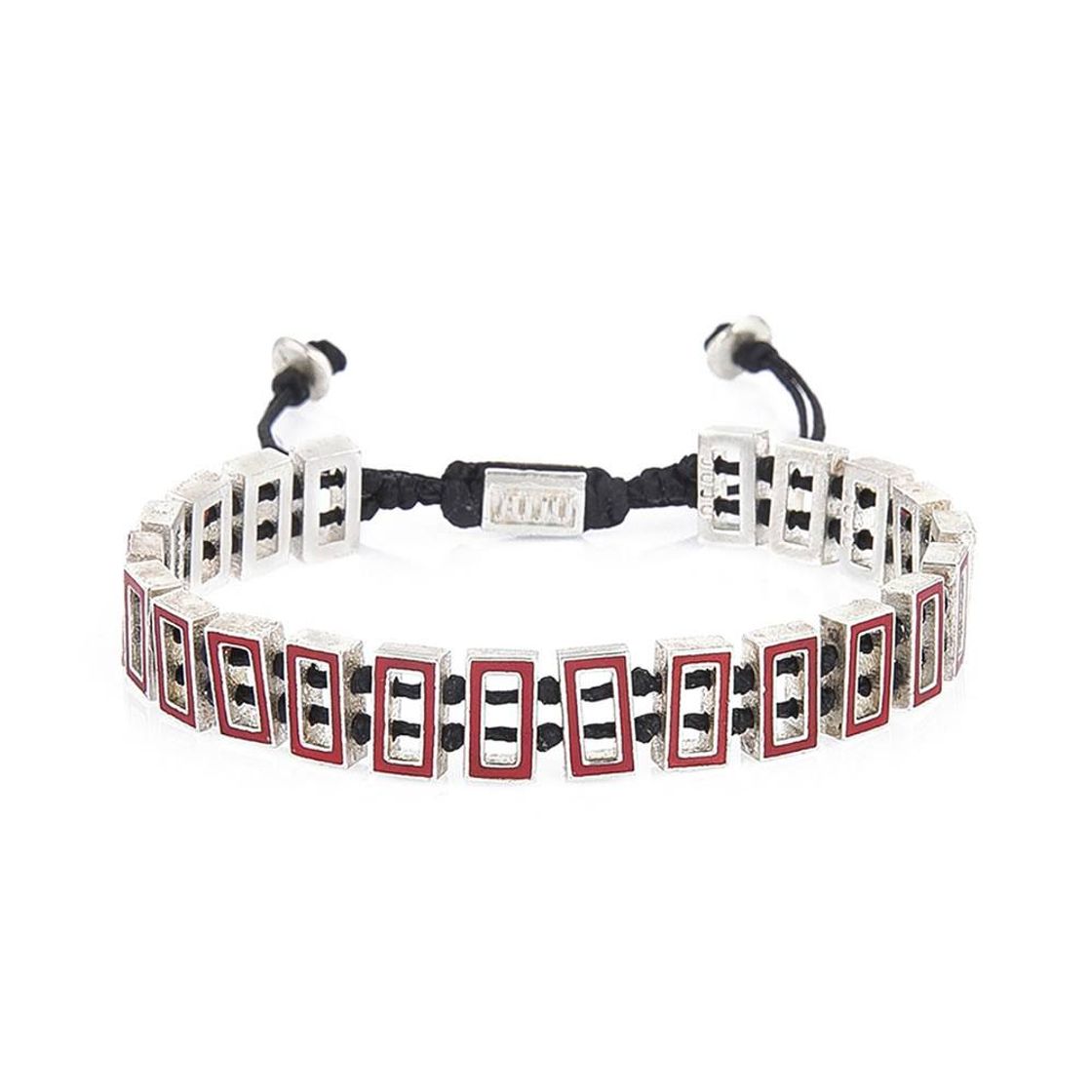 Crown Bracelet with Enamel