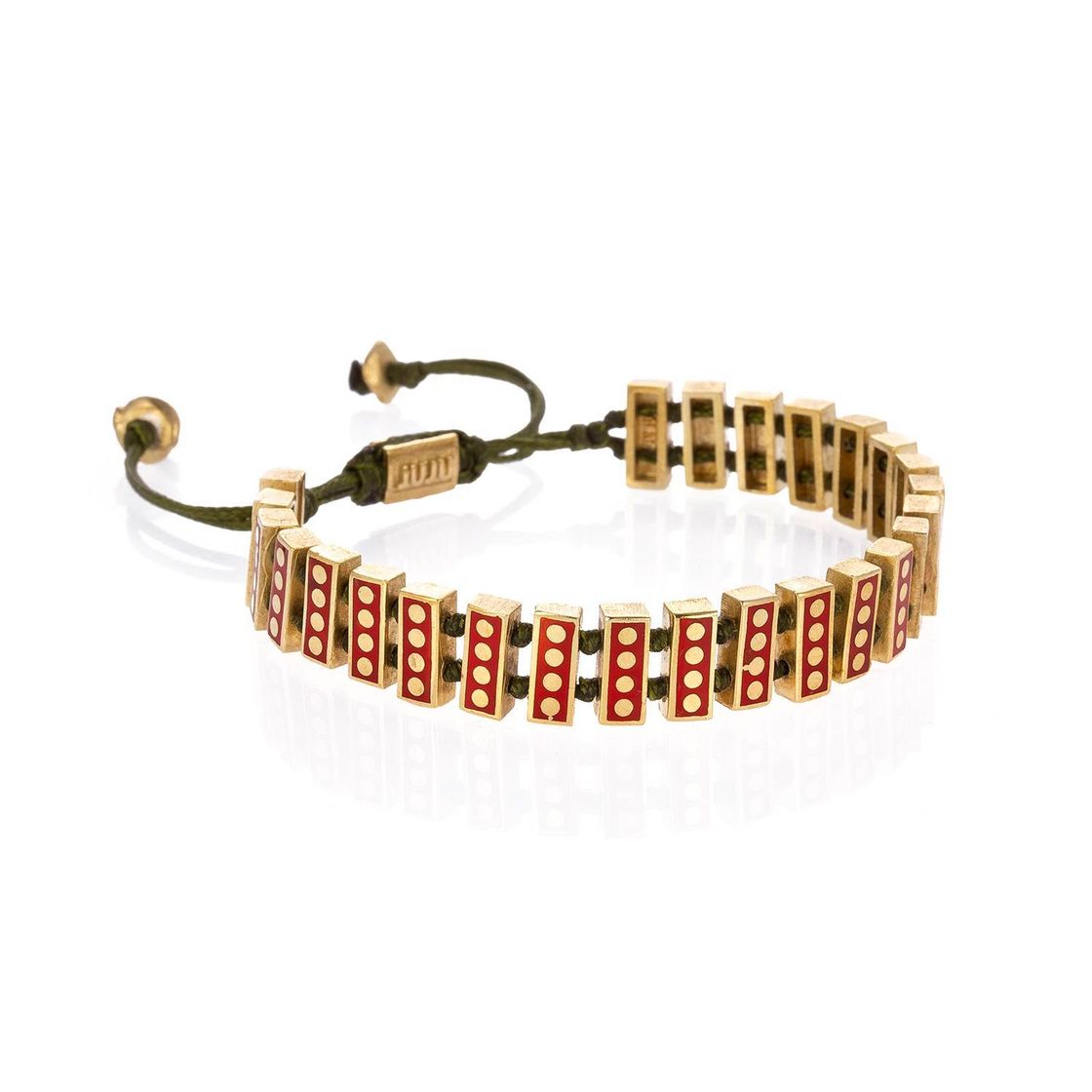 Spot Bracelet with Enamel