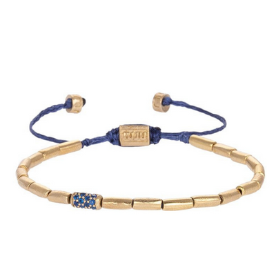 Tube Bracelet with Stone Detail